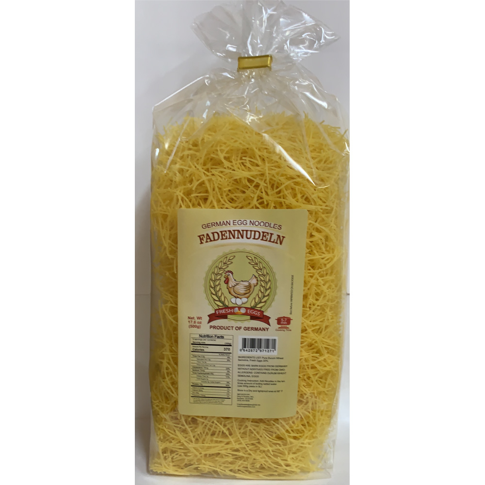 FADENNUDELN GERMAN Egg Noodle 20x500g